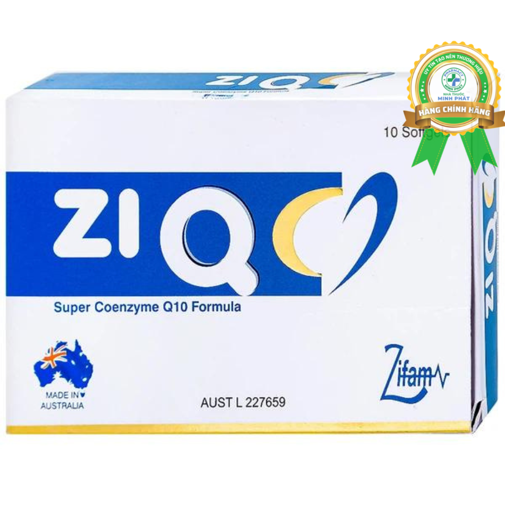 Viên nang mềm Zi-Q Zifam hỗ trợ tim mạch (10 viên)